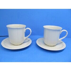 Villeroy And Boch Manoir Set Of 2 Cups And 2 Saucers